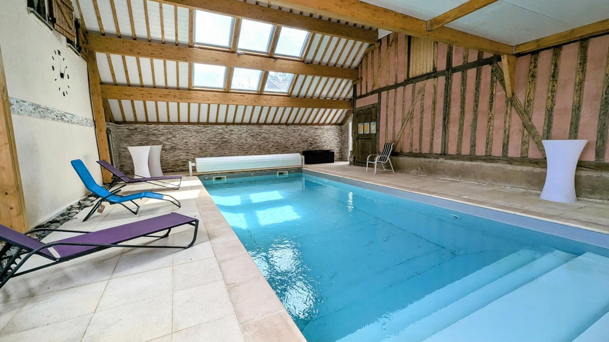 Maison Calme 14 Personnes, Piscine, Jardin Et Parking Buchères Exteriér fotografie