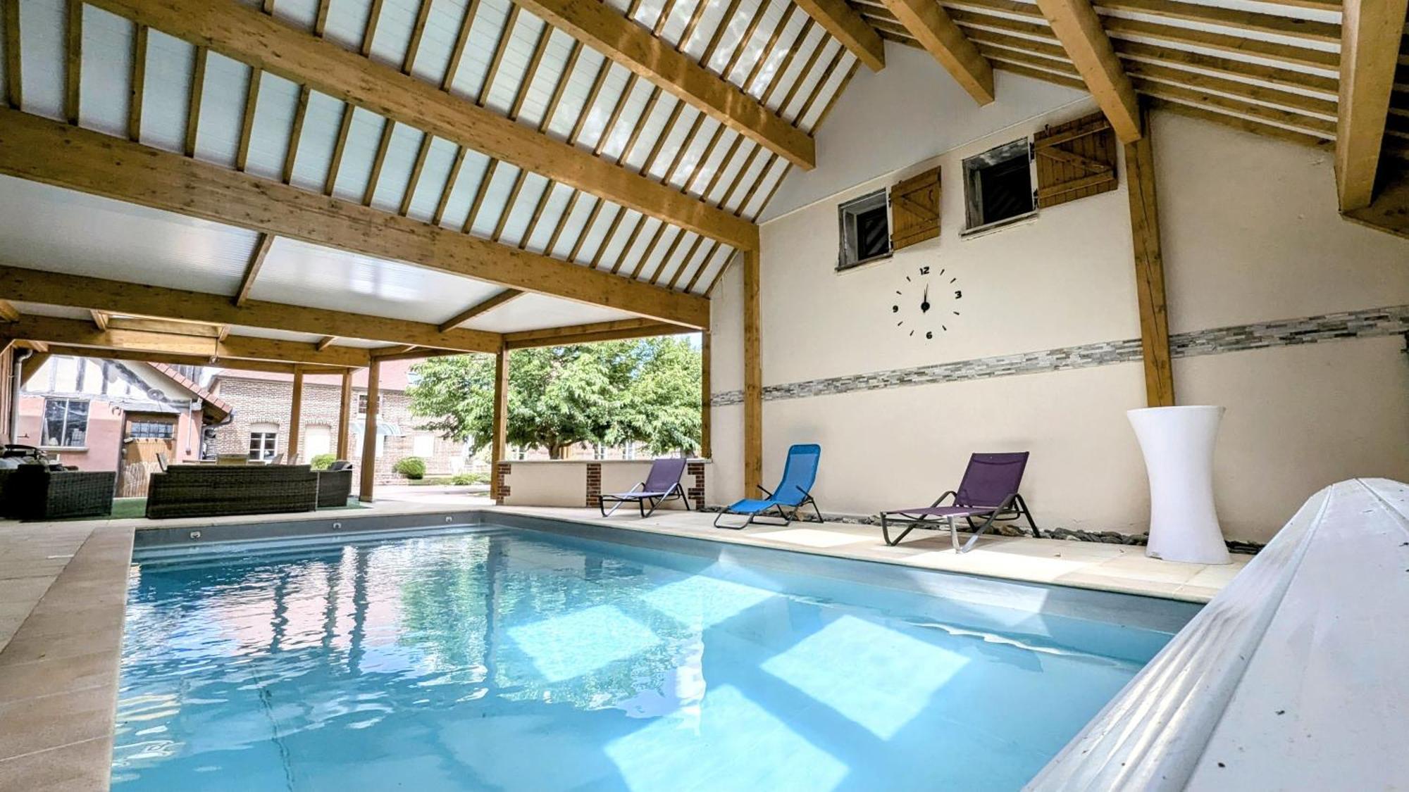 Maison Calme 14 Personnes, Piscine, Jardin Et Parking Buchères Exteriér fotografie
